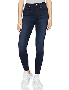 ONLY ONLBECKS Life HW Skin DNM REA dżinsy, ciemnoniebieski denim, 29/32 - Moda i Uroda OUTLET - miniaturka - grafika 1