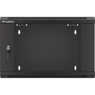 Szafy rack - Lanberg Szafa serwerowa wisząca 19cali 6U 570x600 czarna WFFA-5606-10B WFFA-5606-10B - miniaturka - grafika 1