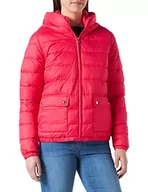 Kurtki damskie - Tommy Hilfiger Damska kurtka z kapturem z izolacją, Pink Splendor, L - miniaturka - grafika 1
