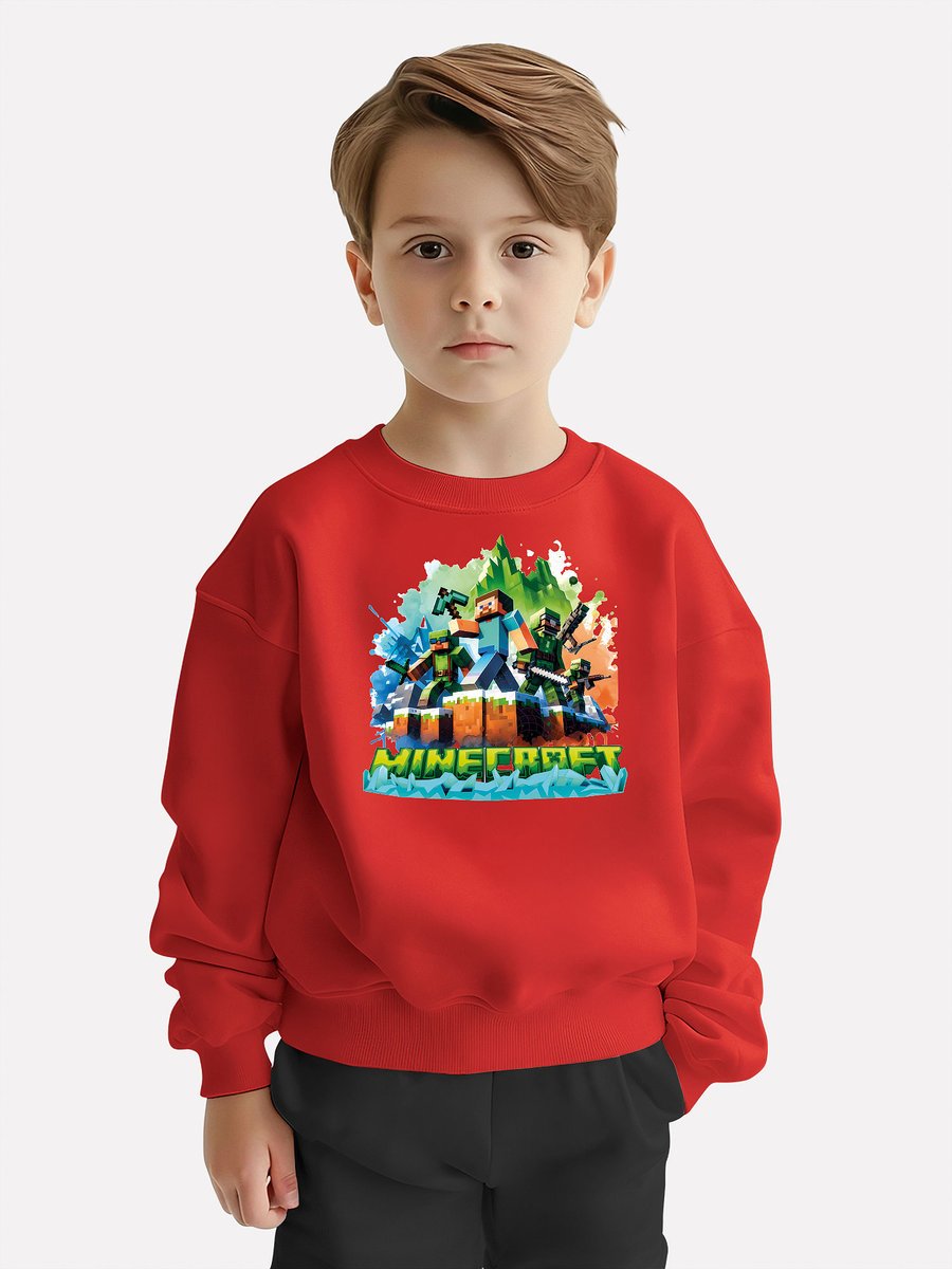 BLUZA DZIECIĘCA MINECRAFT LEGENDS 146-152 MŁODZIEŻOWA WZORY PREZENT JAKOŚĆ