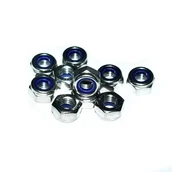 Śruby i nakrętki - Nakrętka nierdzewna A2 samokontrująca z wkładką M6. DIN985. 20 szt. - miniaturka - grafika 1