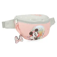 Plecaki - Joumma Disney Minnie Wild Nature Z paskiem na biodro Zielony 27x11x6,5 cms Poliester, Zielony, Fajka - miniaturka - grafika 1