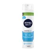 Kosmetyki do golenia - Nivea 200ml For Men Sensitive Chłodzący żel do golenia - miniaturka - grafika 1