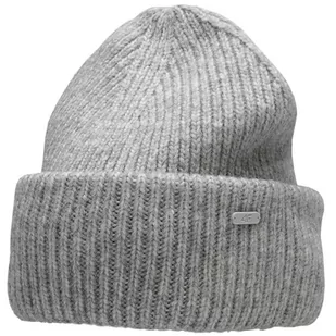 Czapka 4F W H4Z22 CAD005 (kolor Szary/Srebrny, rozmiar M) - Czapki damskie - miniaturka - grafika 1