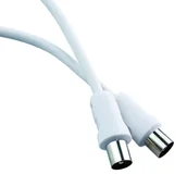 Inne akcesoria audio-wideo - Przewód TV-VIDEO, 8 m, biały - miniaturka - grafika 1