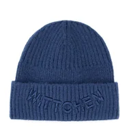 Czapki damskie - Czapka zimowa z haftowanym logo granatowa - miniaturka - grafika 1