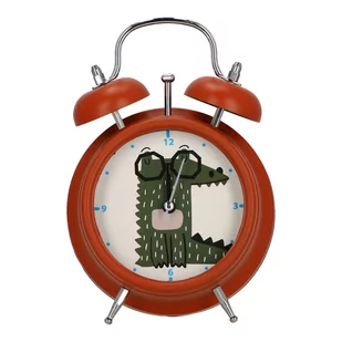 Zegarek budzik Krokodyl pomarańczowy - Zegary - miniaturka - grafika 1