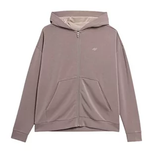 4F Damska bluza, Jasnobrązowy, XS - Bluzy damskie - miniaturka - grafika 1