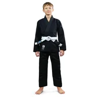 Kimona, stroje i obuwie - Kimono do Brazylijskiego jiu-jitsu dla dzieci Ground Game Spartan BJJ czarne - miniaturka - grafika 1