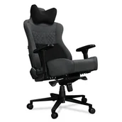 Fotele gamingowe - Fotel YUMISU 2052 Ciemnoszaro-czarny - miniaturka - grafika 1