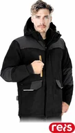 Kurtki męskie - Kurtka męska Reis HOWALD - Męska kurtka ochronna ocieplana tkanina 100% poliester powlekany membraną TPU 142 g/m2 7 kieszeni pikowana podszewka zapinana na zamek dodatkowe zapięcie na rzepy odblaski L - miniaturka - grafika 1