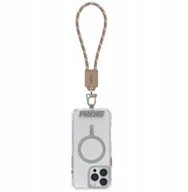 Kable USB - Universal wrist lanyard 2-in-1 cable Skinarma Dyno Ve USB-C/USB-C beige - miniaturka - grafika 1