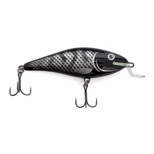 Wobler Salmo Executor black shadow Shallow Runner 12 cm QEX104 - Przynęty - miniaturka - grafika 1