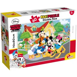 Puzzle dwustronne maxi Myszka Miki 60 - Puzzle - miniaturka - grafika 1