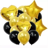 Balony i akcesoria - Zestaw balonów Gwiazdki 17el - miniaturka - grafika 1