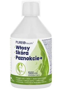 Pureo Health Włosy Skóra Paznokcie+ 500 ml - Włosy, skóra, paznokcie - miniaturka - grafika 1