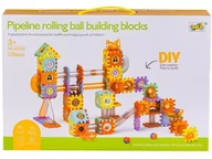 Zabawki konstrukcyjne - Klocki Konstrukcyjne, Tor Kulkowy Dla Kulek 226 Elementów Kulodrom - miniaturka - grafika 1