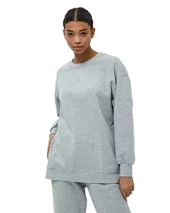 Beyond Now Bluza damska Blaire GOTS, 113 m szary melanż, S - Bluzy damskie - miniaturka - grafika 1