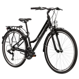 Rower trekkingowy KROSS Trans 1.0 D15 28 cali damski Czarno-szary - Rowery - miniaturka - grafika 1