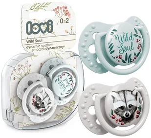 LOVI SMOCZEK USPOKAJAJĄCY WILD SOUL 0-2m 2szt. - Smoczki uspokajające - miniaturka - grafika 1