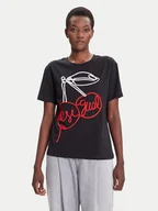 Koszulki i topy damskie - Desigual T-Shirt Berlin 25WWTK51 Czarny Regular Fit - miniaturka - grafika 1
