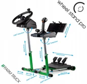 Gadżety dla graczy - Wheel Stand Pro FARM TRUCK LITE Green - miniaturka - grafika 1