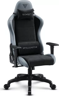 Fotel SENSE7 Spellcaster Fuku PU czarno-szary - Fotele gamingowe - miniaturka - grafika 1