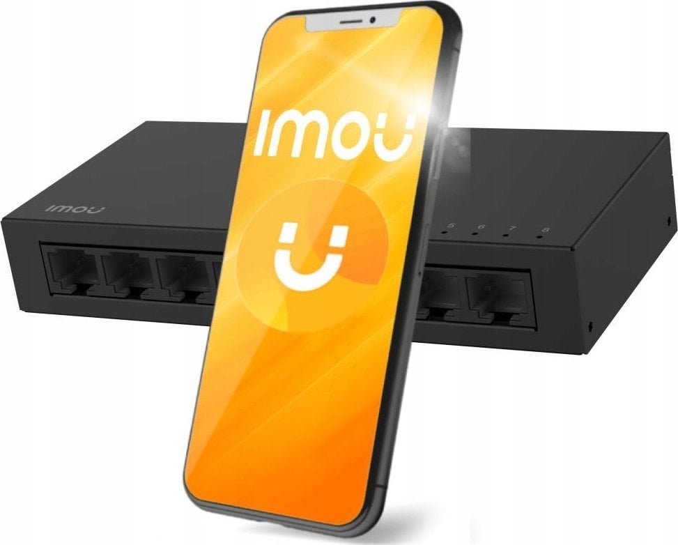 Switch IMOU Switch Imou 8-portowy SF108 metalowa obudowa 100Mbps SF108