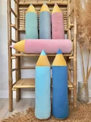 Kołdry i poduszki dla dzieci - Poduszka Kredka Velvet WYBIERZ KOLOR - miniaturka - grafika 1