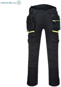 Odzież robocza - PORTWEST DX440 SPODNIE DX4 Z KIESZENIAMI KABUROWYMI; CZARNY - miniaturka - grafika 1