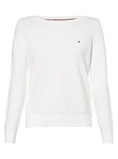 Tommy Hilfiger - Sweter damski, biały - Swetry damskie - miniaturka - grafika 1