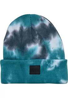 Czapki dla dzieci - Urban Classics Czapka beanie uniseks Tie Dye Kids, szara/zielona, S/M, szary/morski, S-M - grafika 1