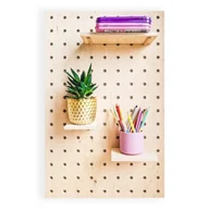 Szafy i szafki dla dzieci - Półka dekoracyjna-organizer ścienny Pegboard - miniaturka - grafika 1