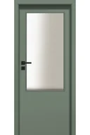 Drzwi wewnętrzne - Pol-Skone Dzwi Wewnętrzne Z Szybą Haptic 03Sd 651 Verde - miniaturka - grafika 1