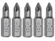 Zestawy narzędziowe - Hogert Bity krzyżowe 25mm S2 PZ3 HOGERT HT1S316 5 sztuk HT1S316 - miniaturka - grafika 1