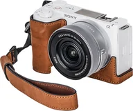 Torby fotograficzne i futerały - SmallRig 4889 Leather Case Kit for Sony ZV-E10 II Brown - Raty - miniaturka - grafika 1