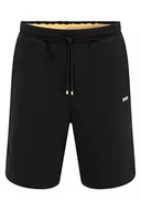 Bluzy męskie - BOSS Męska bluza Headlo 1, dżersej, czarny, L - miniaturka - grafika 1