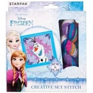 Prace ręczne dla dzieci - Starpak Zestaw kreatywny do wyszywania Frozen - miniaturka - grafika 1