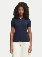 Swetry damskie - Tommy Hilfiger Sweter WW0WW41474 Granatowy Regular Fit - miniaturka - grafika 1