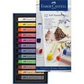Kredki, ołówki, pastele i pisaki - Faber-Castell Producent Pastele miękkie 12 szt 128312 - miniaturka - grafika 1