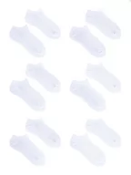 Skarpetki dla dzieci - Skarpety stopki krótkie białe basic 6PAK 35-38 - miniaturka - grafika 1