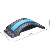 Masażery - PRZYRZĄD DO ROZCIĄGANIA PLECÓW MASAŻER AKUPRESURA - miniaturka - grafika 1