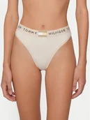 Majtki damskie - Tommy Hilfiger Figi klasyczne UW0UW06038 Beżowy - miniaturka - grafika 1