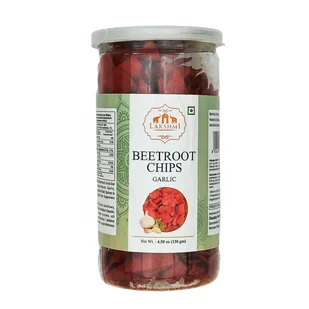Chipsy z burakiem o smaku czosnkowym Beetroot Chips Garlic Lakshmi 130g - Chipsy - miniaturka - grafika 1