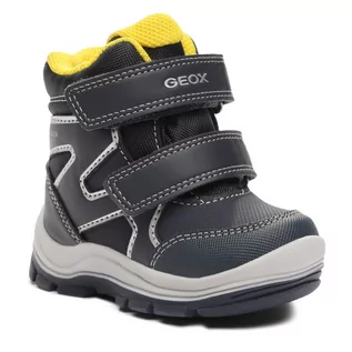 Buty dla chłopców - Śniegowce Geox B Flanfil Boy B Abx B263VD 0CEFU C0657 M Navy/Yellow - grafika 1