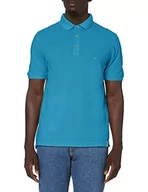 Koszulki męskie - camel active Męska koszulka polo 4094613P09 z rękawami, niebieski (Blue Los 56), S - miniaturka - grafika 1