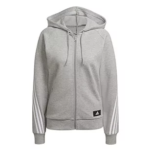 adidas Damska bluza z kapturem W Fi 3s Fz Reg, BRGRIN, S, Brgrin, S - Bluzy damskie - miniaturka - grafika 1