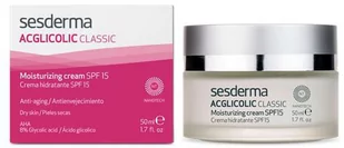 Krem Sesderma Acglicolic Classic Moisturising Cream SPF15 50 ml (8470002507951) - Kremy do twarzy - miniaturka - grafika 1