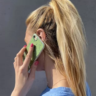 Wozinsky Star Glitter błyszczące etui pokrowiec z brokatem Xiaomi Mi 10T Pro / Mi 10T zielony - Etui i futerały do telefonów - miniaturka - grafika 4