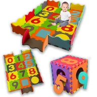 Maty piankowe - MATA PIANKOWA EDUKACYJNA OCHRONNA KOJEC DLA DZIECI 30 ELEMENTÓW 3W1 - miniaturka - grafika 1